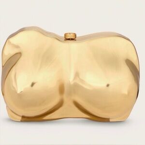 Gold Designer Clutch